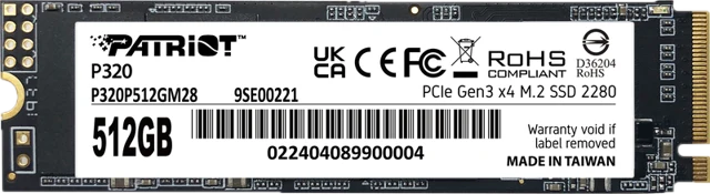 Patriot Memory P320 512 GB M.2 SSD