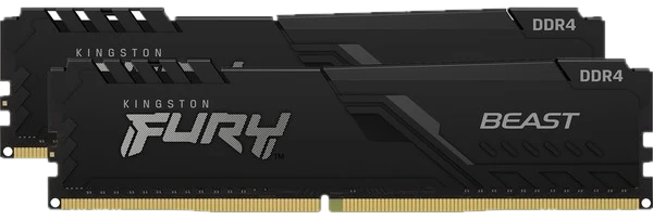 DDR4 Kingston Fury Beast - 16 Go (2 x 8 Go) 3600 MHz - CAS 17