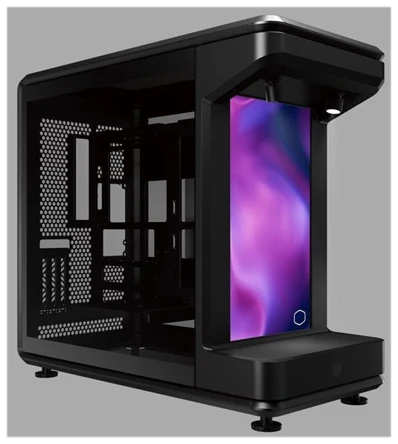 Cooler Master MasterFrame 360 STAGE LCD - Gehäuse - Tower - Schwarz