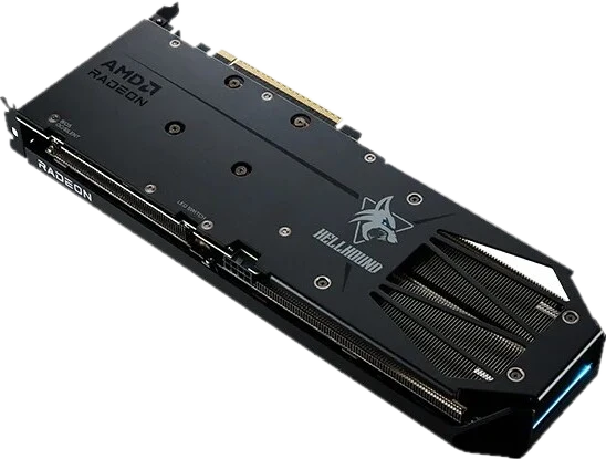 PowerColor Hellhound Radeon RX 9060 XT OC Grafikkarte, 16384 MB GDDR6