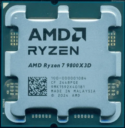 AMD Ryzen 7 9800X3D (4.7 GHz) - Version Tray