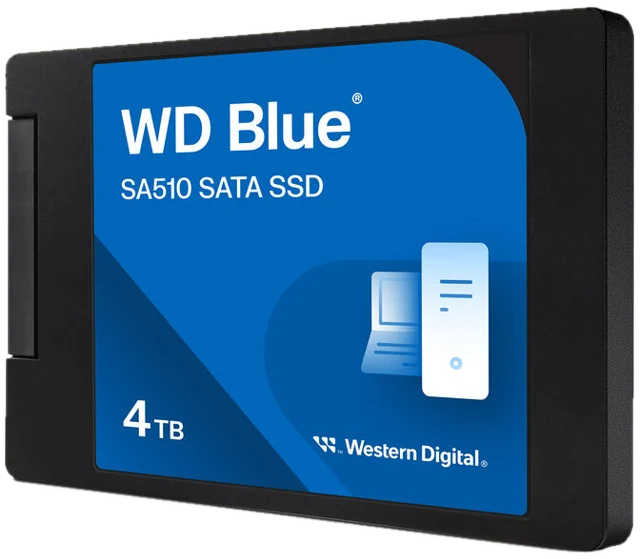 Western Digital Blue SA510 2,5 Zoll SSD, SATA 6G - 4 TB