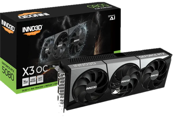 INNO3D GeForce RTX 5080 X3 OC 16GB Videokaart