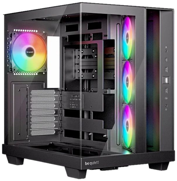 be quiet! Light Base 500 LX PC-Gehäuse, Midi-Tower, ATX, ARGB, Tempered Glass - schwarz