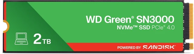 Western Digital SSD WD Green SN3000 2 To (G0E)