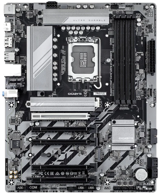 GIGABYTE B860 DS3H Mainboard, Sockel LGA 1851, Intel B860, ATX, DDR5