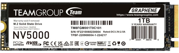 Team Group NV5000 - SSD - 1 TB - PCIe 4.0 x4 (NVMe)