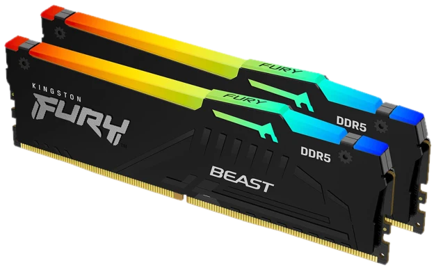 Kingston FURY Beast RGB 16 Go (2 x 8 Go) DDR5 6000 MHz CL36