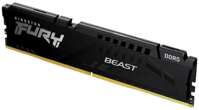 Kingston Fury Beast Black DDR5-5200 RAM, CL40 - 16 GB, schwarz