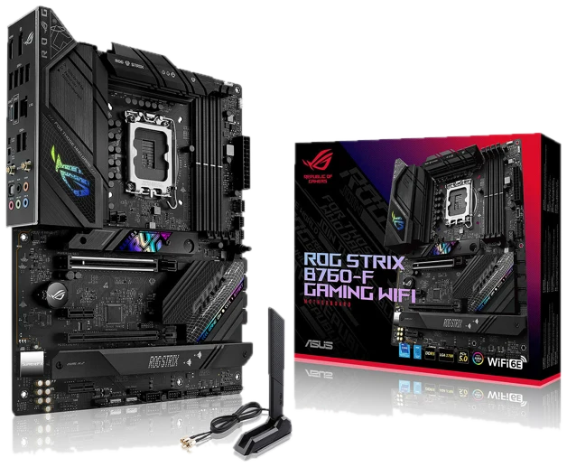 ASUS ROG Strix B760-F Gaming WiFi, Intel B760 Mainboard - Sockel 1700, DDR5