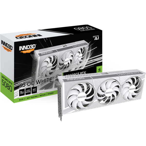 INNO3D GeForce RTX 5080 X3 OC White, 16384 MB GDDR7
