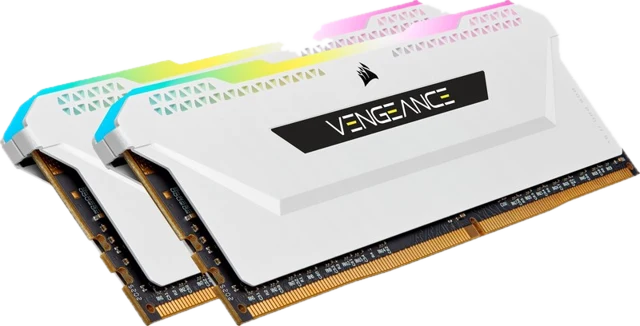 Corsair DDR4 Vengeance RGB Pro SL 2x8GB 3200 White CMH16GX4M2E3200C16W Geheugenmodule