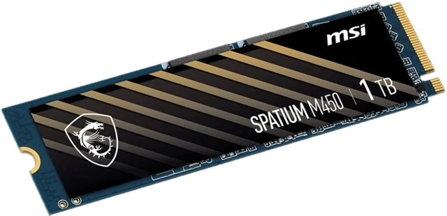 MSI Spatium M450 V1 SSD, PCIe 4.0, M.2 Typ 2280 - 1TB