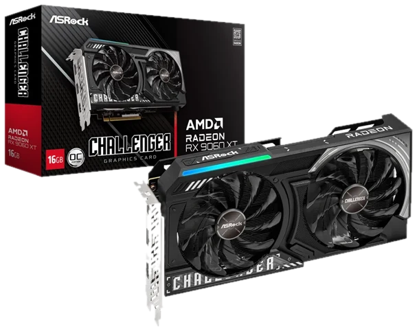 ASRock Radeon RX 9060 XT Challenger - 16GB GDDR6 RAM