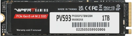 Patriot Viper PV593 SSD PCIe 5.0 M.2 2280 - 1 TB