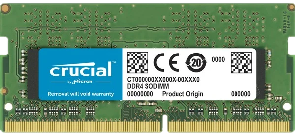 Crucial DDR4 SODIMM 1x16GB 3200