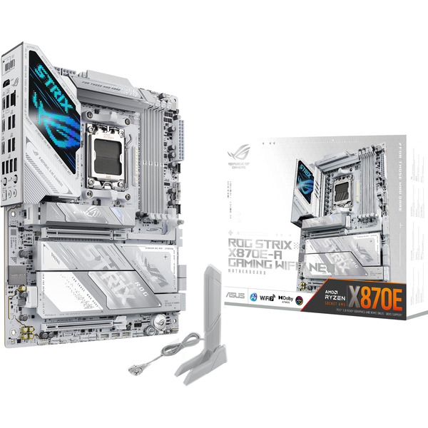 ASUS ROG STRIX X870E-A GAMING WIFI7 NEO Mainboard - AMD X870E - AMD AM5 - DDR5 RAM - ATX