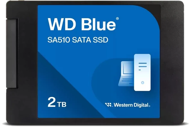 Western Digital Blue SA510 2,5 Zoll SSD, SATA 6G - 2 TB