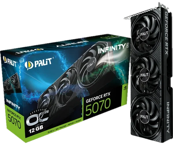 Palit GeForce RTX 5070 Infinity 3 OC, 12288 MB GDDR7