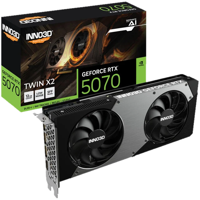 INNO3D GeForce RTX 5070 Twin X2, 12288 MB GDDR7