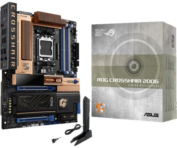 ASUS ROG CROSSHAIR 2006 Mainboard - AMD X870E - AMD AM5 - DDR5 RAM - ATX