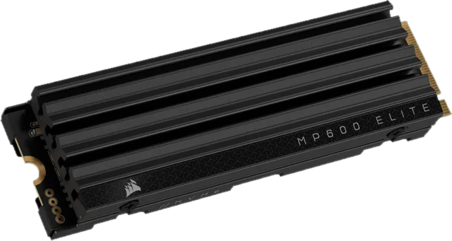 Corsair MP600 Elite NVMe SSD, PCIe 4.0 M.2 Typ 2280 - 1 TB mit Kühlkörper