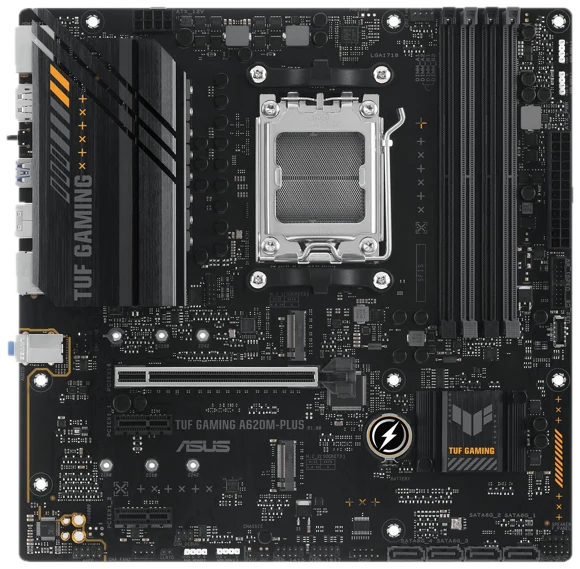 ASUS TUF Gaming A620M-Plus, AMD A620 Mainboard - Sockel AM5, DDR5