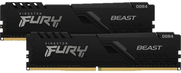 Kingston Fury Beast - 2x16 Go - DDR4 3600 MHz - CL18 Noir
