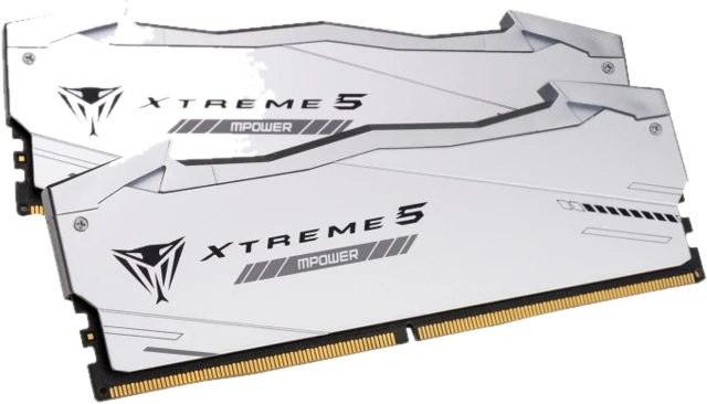 Patriot DDR5 Viper xtreme 5 RGB 2 x 16 GB 8000 MHz CL 38 Zilver PVXR532G80C38KM geheugenmodule