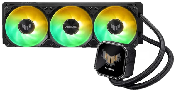 ASUS TUF Gaming LC III 360 ARGB LCD AiO Wasserkühlung, 2,8”-LCD - 360mm, schwarz