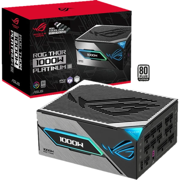 ASUS ROG THOR 1000W Platinum III (ROG Equalizer) Netzteile - 1000 Watt - ATX 3.1 - 80 Plus Platinium