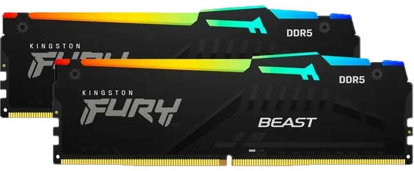 DDR5 Kingston Fury Beast RGB - 32 Go (2 x 16 Go) - 5600 MHz - CAS 36