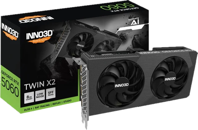 INNO3D GeForce RTX 5060 Twin X2 OC, 8192 MB GDDR7