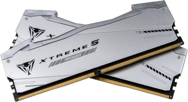 Patriot DDR5 Viper xtreme 5 RGB 2 x 16 GB 8000 MHz CL 38 Zilver PVXR532G80C38KM geheugenmodule