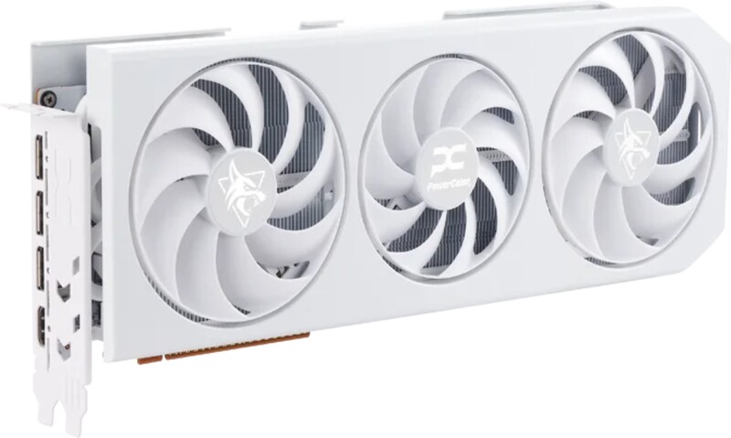 PowerColor Hellhound Radeon RX 9070 XT 16GB Spectral White Videokaart