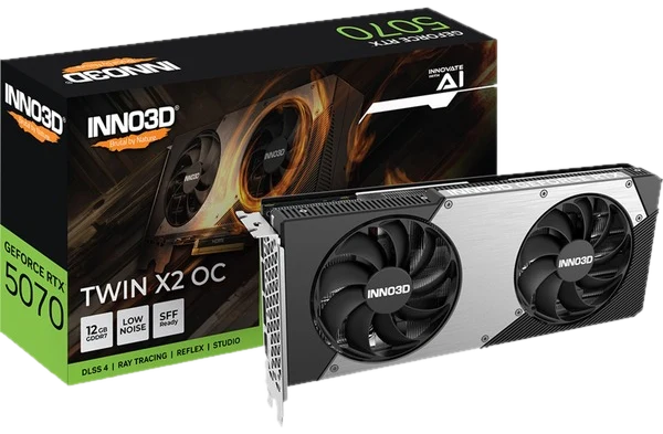 INNO3D GeForce RTX 5070 Twin X2 OC, 12288 MB GDDR7