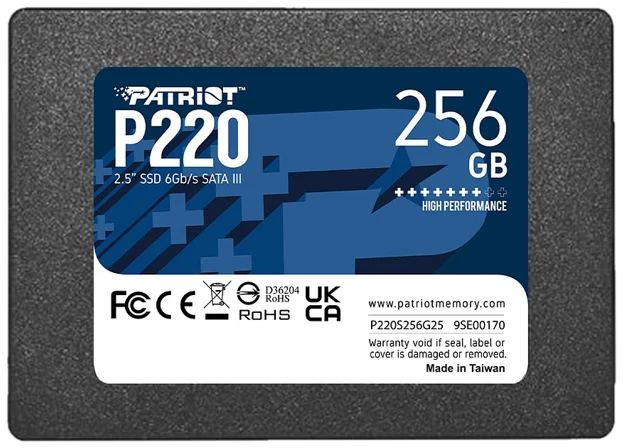 Patriot SSD P220 256 Go