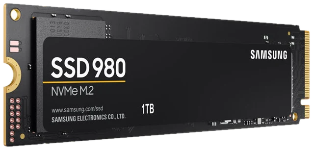 Samsung 980 NVMe SSD, PCIe 3.0 M.2 Typ 2280 - 1 TB