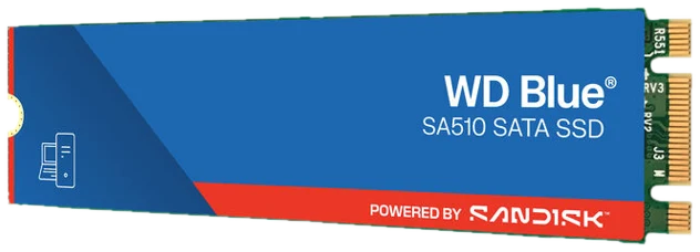 Western Digital Blue SA510 M.2 SSD, SATA 6G - 1 TB