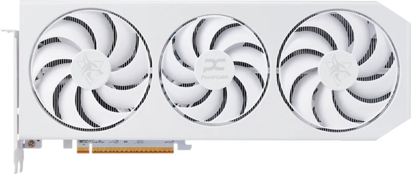 PowerColor Hellhound Radeon RX 9070 XT 16GB Spectral White Videokaart