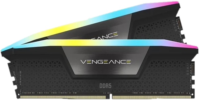 Corsair DDR5 Vengeance RGB 2 x 8 GB 5200 MHz CL 40 Zwart CMH16GX5M2B5200Z40 geheugenmodule