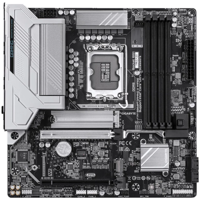 GIGABYTE B860M Gaming X WiFi6E Mainboard, Sockel 1851, Intel B860, mATX, DDR5