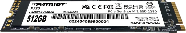 Patriot Memory P320 512 GB M.2 SSD