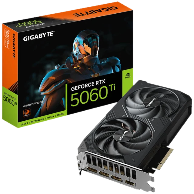 Gigabyte GeForce RTX 5060 Ti Windforce, 8192 MB GDDR7