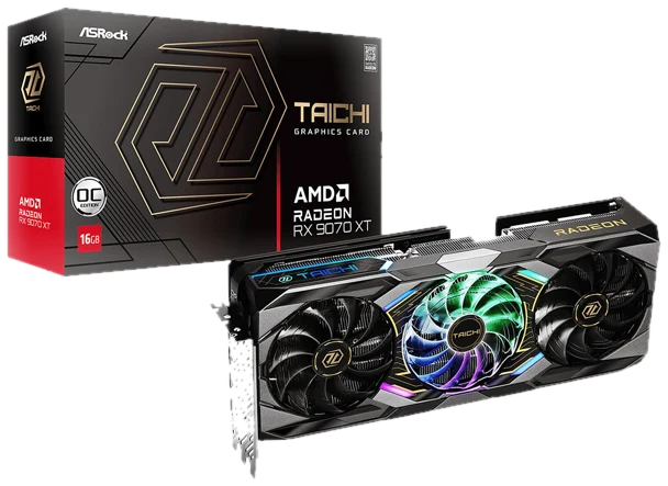 ASRock AMD Radeon RX 9070 XT Taichi 16GB