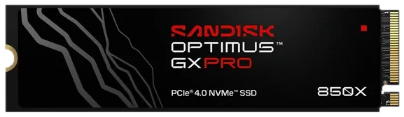 SANDISK Optimus GX PRO 850X SSD - 8TB - M.2 2280 - PCIe 4.0 - Ohne Kühlkörper
