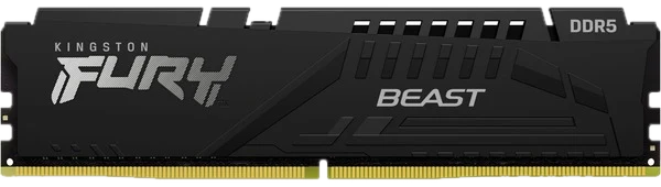 Kingston Fury Beast Black DDR5-5200 RAM, CL40 - 16 GB, schwarz