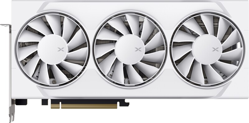 XFX Swift Radeon RX 9060 XT Triple Fan 16GB OC White Videokaart
