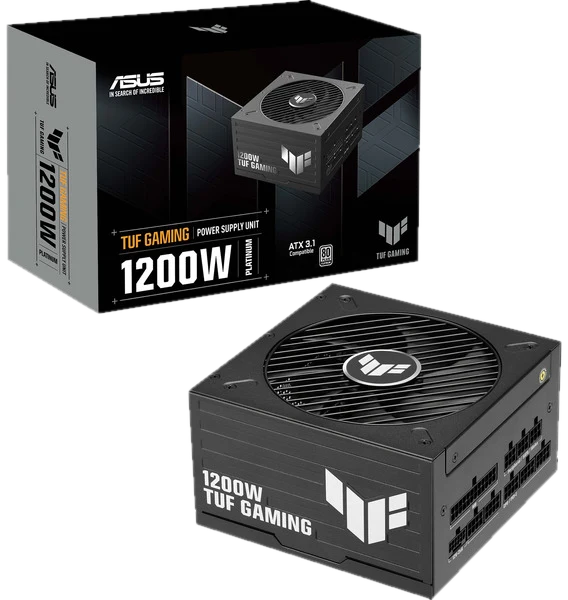 ASUS TUF GAMING Platinum 1200P Netzteile - 1200 Watt - 135 mm - ATX 3.1 - 80 Plus Platinium