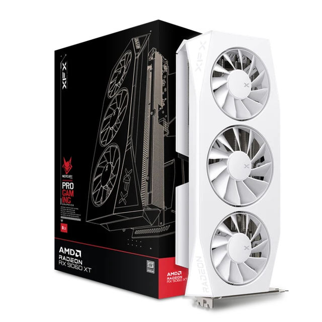 XFX Mercury Radeon RX 9060 XT OC White Gaming Edition
